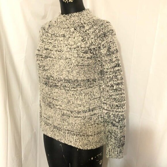 Romeo & Juliet Couture Marbled Knit Sweater in Cream and Black - Picture 3 of 5